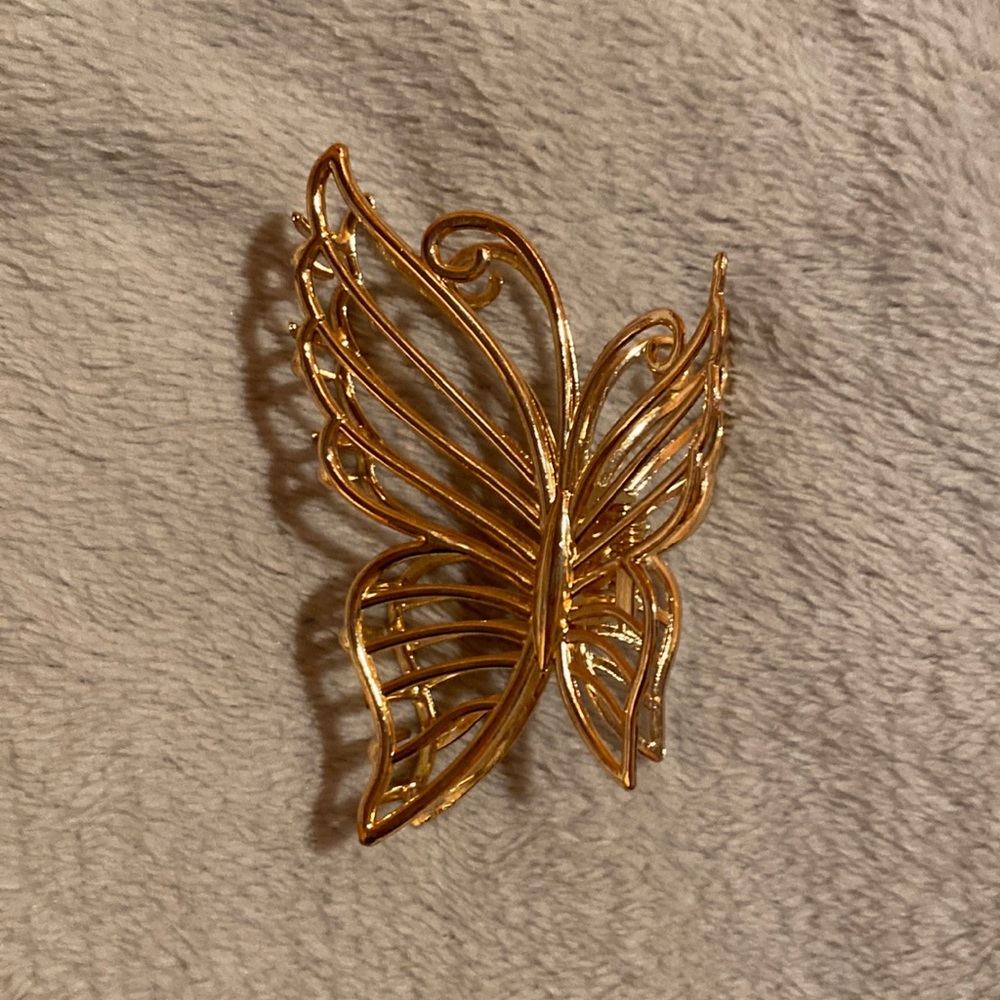 Garage butterfly hair clip